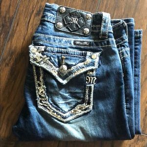 Miss Me Signature Rise Boot Cut Jeans
